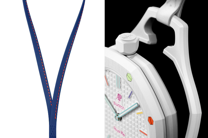 SWATCH - Royal Pop - SSX03L100N - 誰說皇家橡樹一定高不可攀?Swatch × AP 聯名懷錶平價登場,好玩度直接破表!