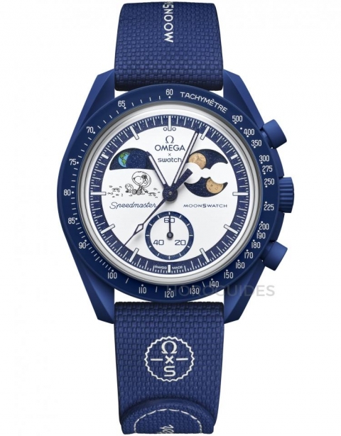 SWATCH - BIOCERAMIC - SO33N702L - 一日限定的SWATCH史努比再次登場!MoonSwatch新款「爆米花月」