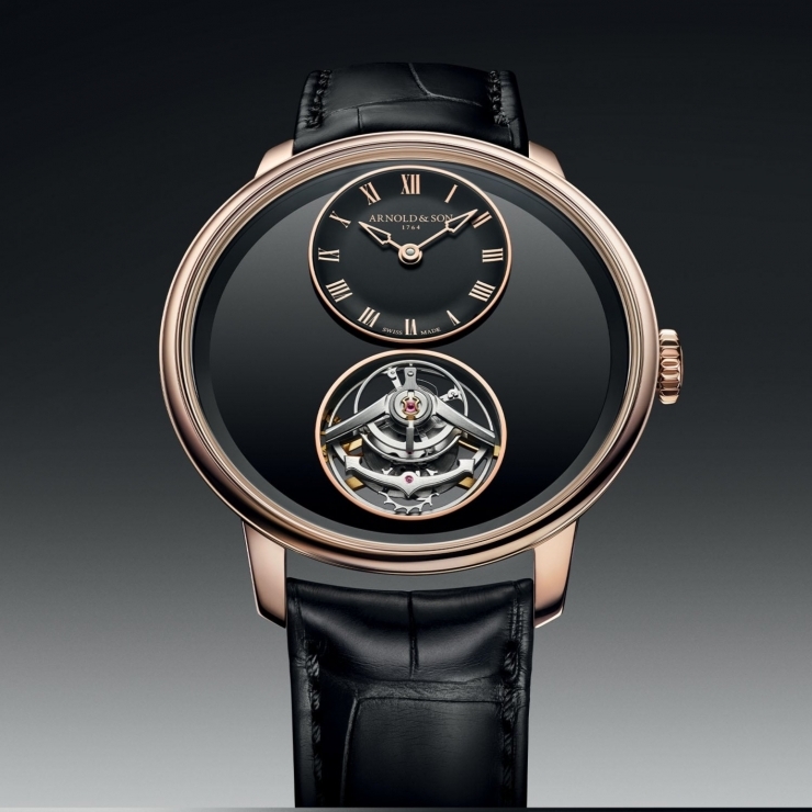 ARNOLD & Son - ULTRATHIN TOURBILLON - 1UTBX.Z03A.C1375C - 以黑色縞瑪瑙重塑航海時計精神|Arnold & Son 超薄陀飛輪新作