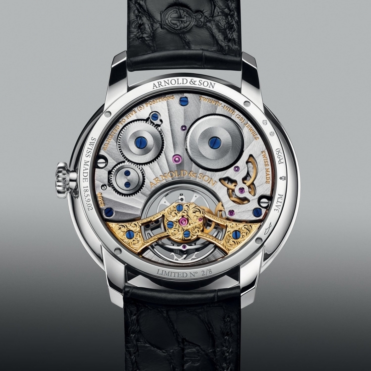 ARNOLD & Son - ULTRATHIN TOURBILLON - 1UTBX.Z03A.C1375C - 以黑色縞瑪瑙重塑航海時計精神|Arnold & Son 超薄陀飛輪新作
