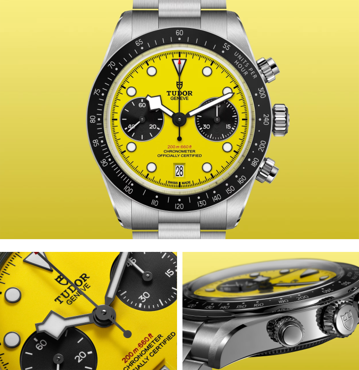 TUDOR - BLACK BAY - M79310N-0001 - 更小、更薄、更搶眼！帝舵 Black Bay Chrono 39 大黃蜂的技術與美學