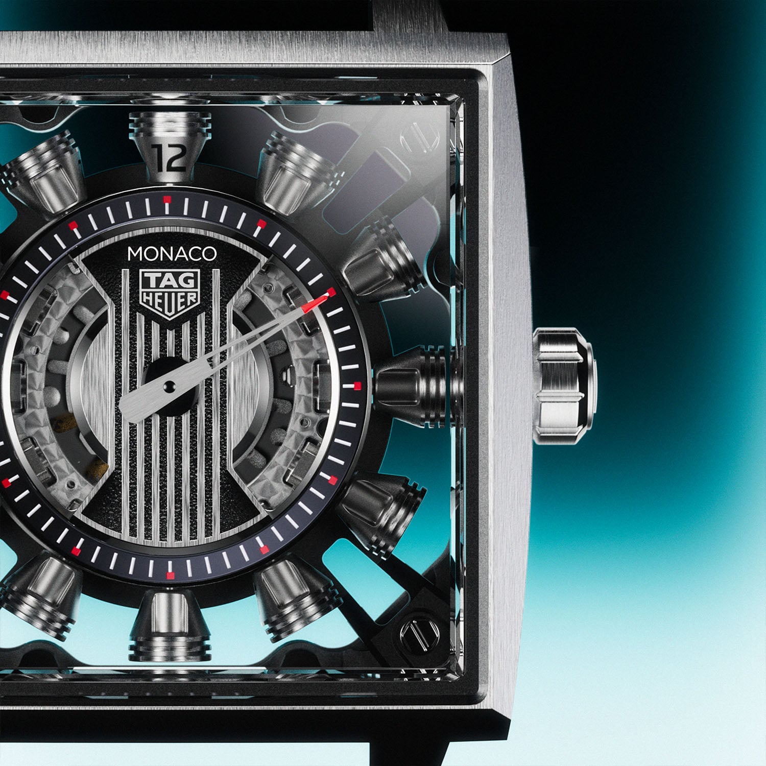 TAG HEUER - MONACO - WBW2180.FT8133 - 方形賽車錶傳奇再進化!TAG Heuer Monaco Speed 12 以翻轉跳時點燃機械激情