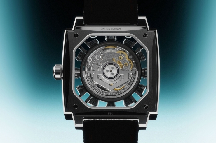 TAG HEUER - MONACO - WBW2180.FT8133 - 方形賽車錶傳奇再進化!TAG Heuer Monaco Speed 12 以翻轉跳時點燃機械激情
