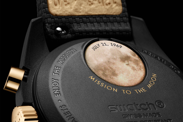 SWATCH - BIOCERAMIC - SSX01B700 - 黑金MoonSwatch 1969限量版登場! 11克黃金、全球限量1,969只與購買方式一次看