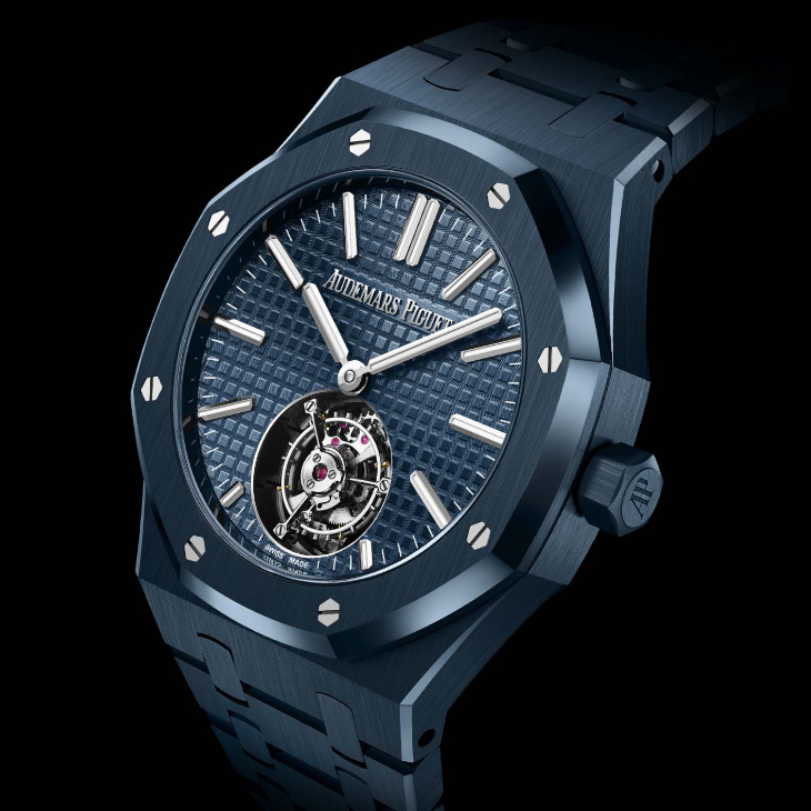 AUDEMARS PIGUET - ROYAL OAK - 26730CD.OO.1225CD.01 - AP愛彼Royal Oak皇家橡樹系列「雲夜藍50」全陶瓷飛行陀飛輪登場 