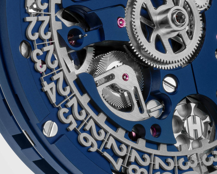 HUBLOT - SQUARE BANG - 821.MX.4800.RX - 當機械工藝遇上幾何美學 Square Bang Unico 創新演繹個性化方型高階運動錶