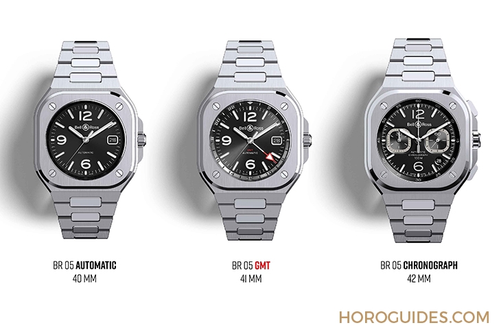 BELL & ROSS - INSTRUMENTS - BR05G-BL-ST/SST - 都會菁英的理想旅伴|BELL & ROSS BR 05 GMT