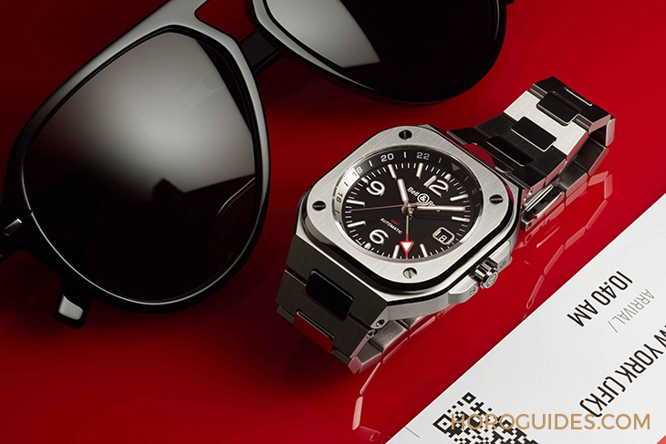 BELL & ROSS - INSTRUMENTS - BR05G-BL-ST/SST - 都會菁英的理想旅伴|BELL & ROSS BR 05 GMT