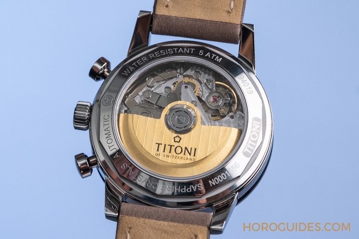TITONI - HERITAGE - 94020 S-680 - 你要復刻古董味還是摩登熊貓面?Titoni Heritage計時碼錶94019與94020