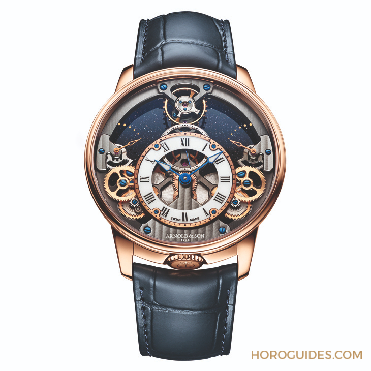 ARNOLD & Son - DSTB - 1ATCX.P01A.C200X - 從跳秒到超大月相－－盤點Arnold & Son招牌設計，看懂這個品牌得自古老航海時計的內涵