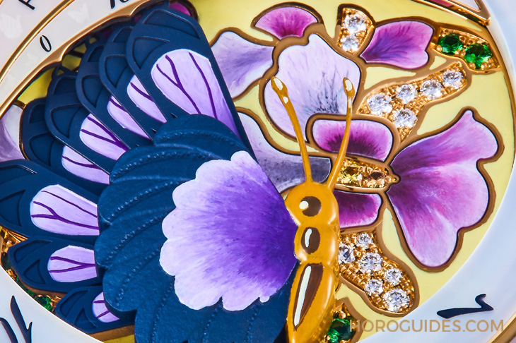 FABERGÉ - COMPLIQUÉE - (Compliquée Butterfly Gardenia Platinum Jubilee Edition) - 蝶翼開展了,時間經過了|Fabergé × SHH Compliquée Platinum Jubilee Edition腕錶
