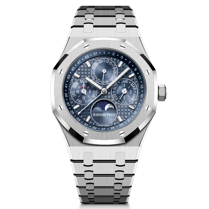 AUDEMARS PIGUET - ROYAL OAK - 26674SG.OO.1320SG.01 - 全新自動上鍊萬年曆機芯7138、「雲夜藍50」陶瓷新色，Audemars Piguet愛彼150年週年話題新作強勢連發