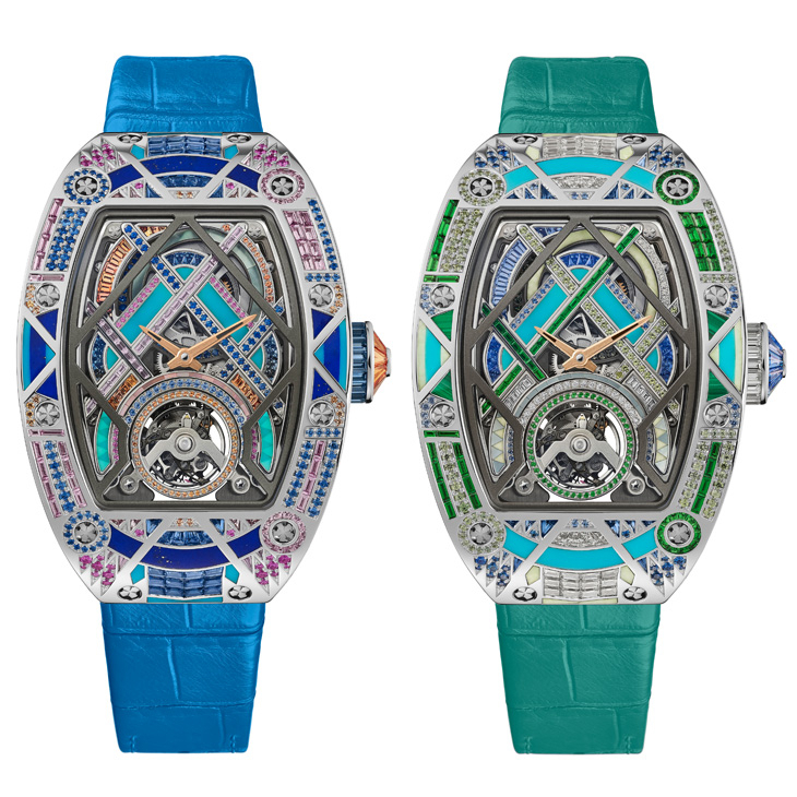 RICHARD MILLE - WOMEN - RM HJ-02 - 動態彩虹流光乍現,珠寶與機械的極致結合|RICHARD MILLE RM HJ-02自動上鍊陀飛輪鏤空腕錶