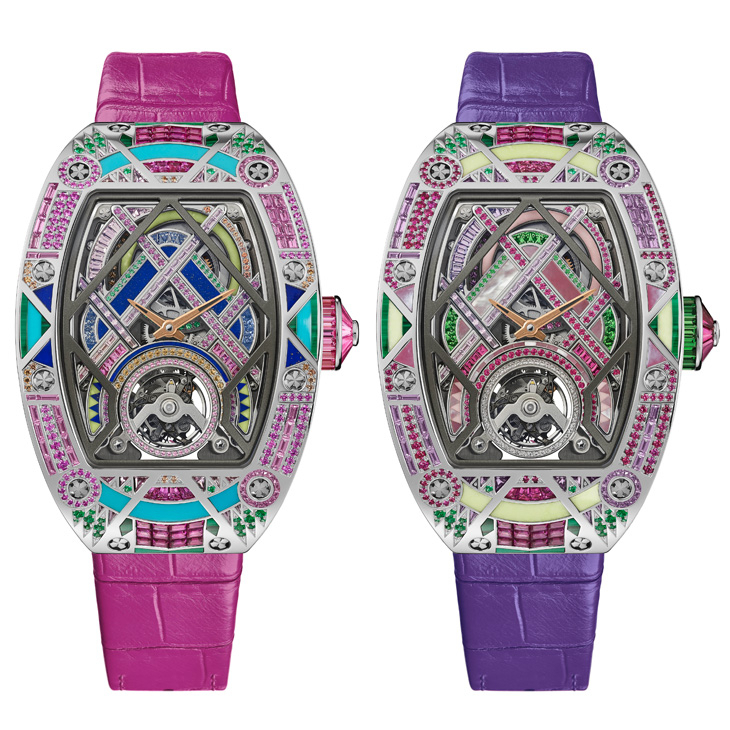 RICHARD MILLE - WOMEN - RM HJ-02 - 動態彩虹流光乍現,珠寶與機械的極致結合|RICHARD MILLE RM HJ-02自動上鍊陀飛輪鏤空腕錶