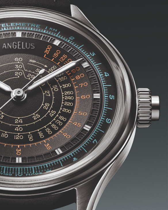 ANGELUS - LA FABRIQUE - OCHDS.B01A.V1476S - 三重測量刻度，復古精密美感｜Angelus Instrument de Mesures限量腕錶