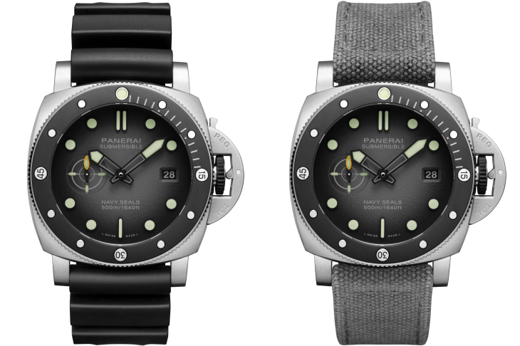PANERAI - SUBMERSIBLE - PAM01738 - 海豹突擊隊，深海出任務！Panerai Submersible Navy SEALs腕錶PAM01738