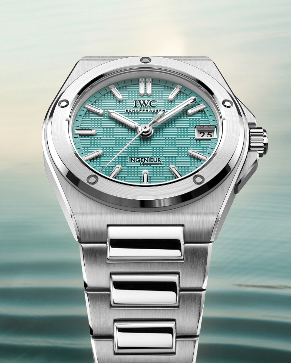 IWC - INGENIEUR - IW324902 - 捕捉夏日淺水光彩｜全新「Pool」面盤，IWC Ingenieur工程師自動腕錶35
