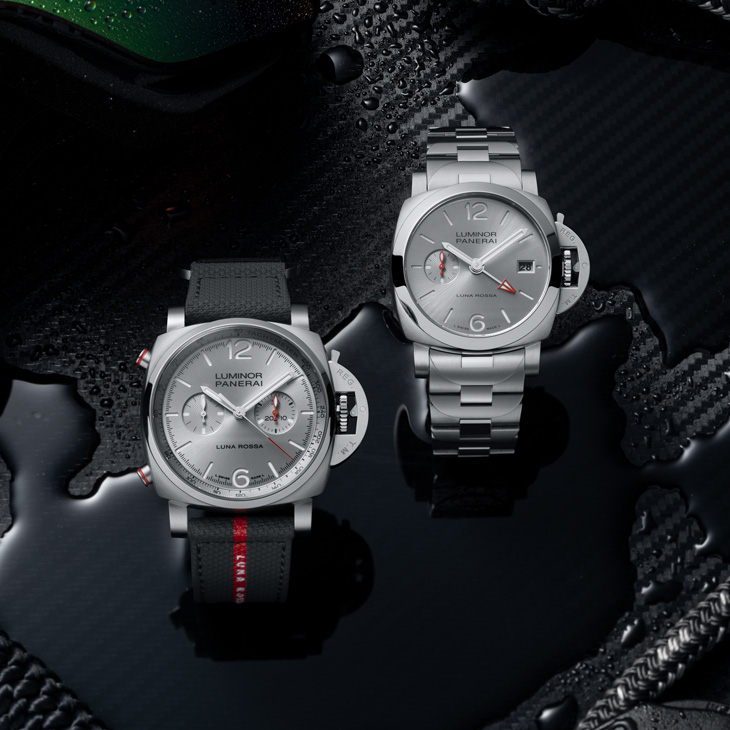 PANERAI - LUMINOR - PAM01768 - 為2027美洲盃倒數！Panerai Luna Rossa系列首次搭載魔鬼氈錶帶與金屬鍊帶