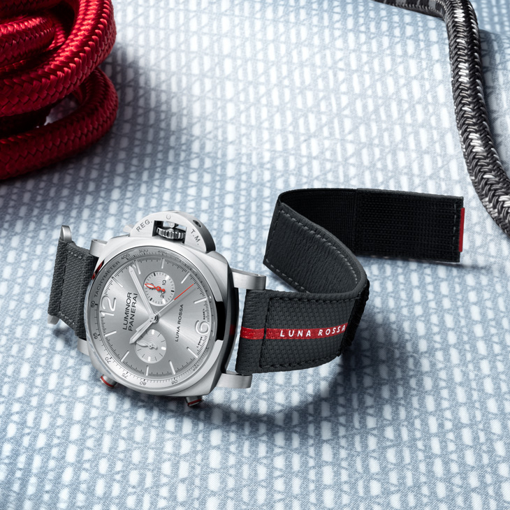 PANERAI - LUMINOR - PAM01768 - 為2027美洲盃倒數！Panerai Luna Rossa系列首次搭載魔鬼氈錶帶與金屬鍊帶