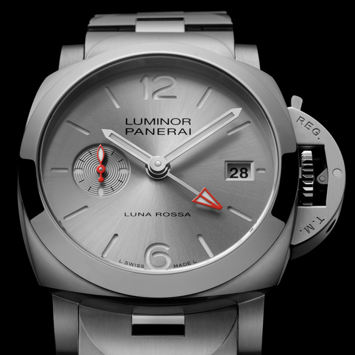 PANERAI - LUMINOR - PAM01768 - 為2027美洲盃倒數！Panerai Luna Rossa系列首次搭載魔鬼氈錶帶與金屬鍊帶
