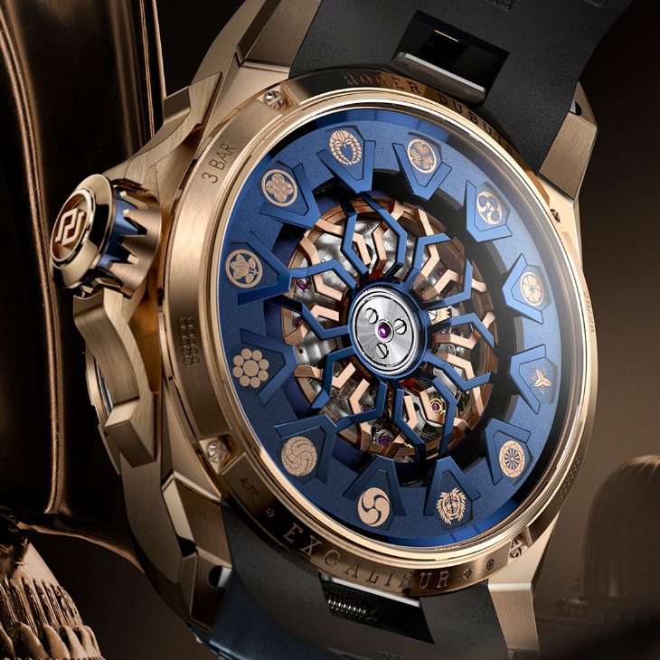 ROGER DUBUIS - EXCALIBUR - DBEX1139 - 圓桌騎士名場面移師江戶城,戰國群雄披甲入席|Roger Dubuis王者系列日本武士限量腕錶