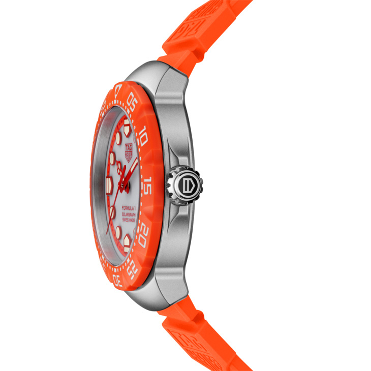 TAG HEUER - FORMULA 1 - WBY111L.BA0042 - 荷蘭橘，見證F1荷蘭大獎賽最終回｜TAG Heuer Formula 1 Solargraph腕錶焰橘限量款
