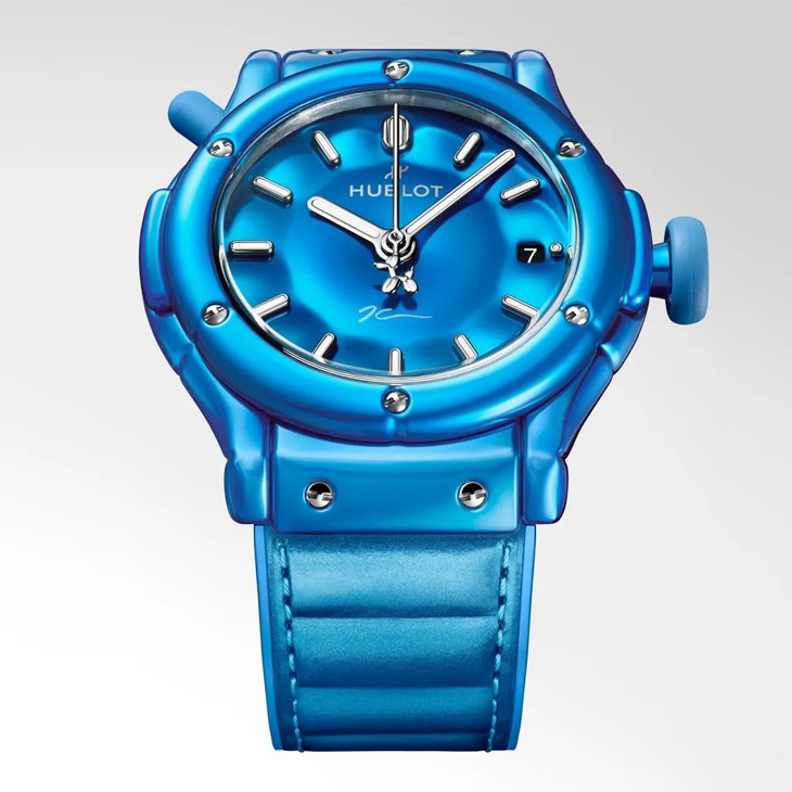 HUBLOT - CLASSIC FUSION - 542.UB.5170.NR.JKN26 - 來看！快樂小狗在錶盤上小跑步｜Hublot經典融合Jeff Koons氣球狗腕錶