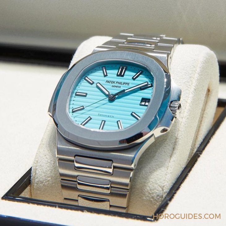 PATEK PHILIPPE - NAUTILUS - 5711/1A-018 - 百達翡麗5711 Tiffany Blue,成交價台幣1億8000萬、港幣5000萬
