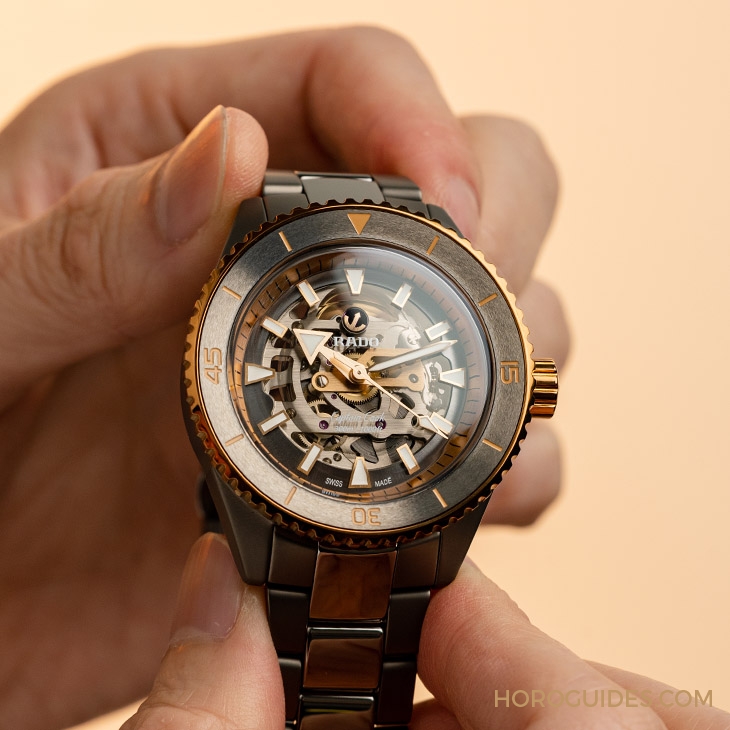RADO - CAPTAIN COOK - R32148162 - 更能滿足收藏樂趣！RADO Captain Cook雷達表庫克船長全陶瓷鏤空腕錶
