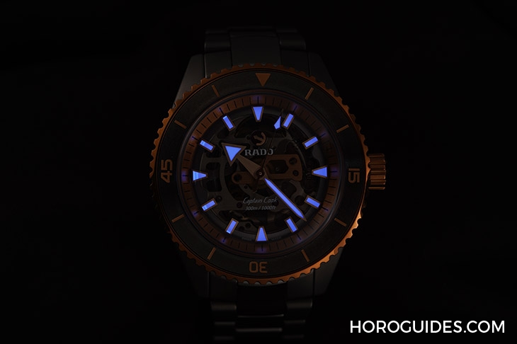RADO - CAPTAIN COOK - R32148162 - 更能滿足收藏樂趣！RADO Captain Cook雷達表庫克船長全陶瓷鏤空腕錶