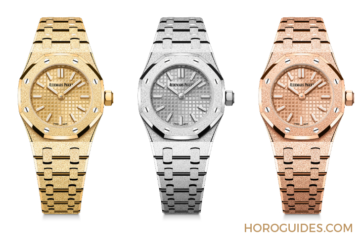 AUDEMARS PIGUET - ROYAL OAK - 67630BA.GG.1312BA.01 - 迷你Royal Oak閃耀回歸｜AUDEMARS PIGUET Royal Oak Mini霜金石英腕錶