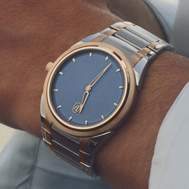 PARMIGIANI FLEURIER - TONDA - PFC914-1020022-100182 - 以石灰藍演繹極簡奢華|PARMIGIANI FLEURIER全新Tonda PF Micro-Rotor No Date雙色腕錶