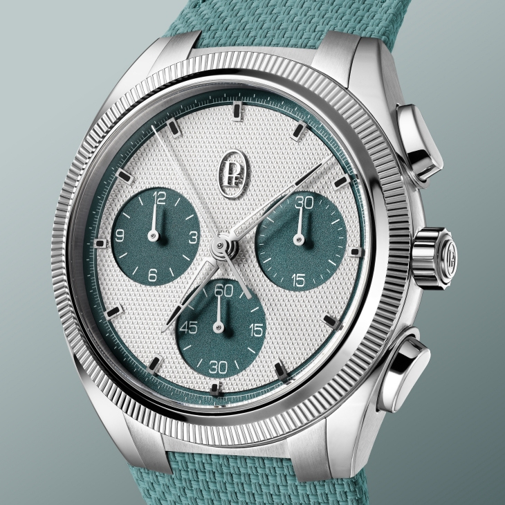 PARMIGIANI FLEURIER - TONDA - PFC931-1020023-400182 - 粼粼碧波，光影交織｜PARMIGIANI FLEURIER Tonda PF Sport計時碼錶「Silver Verzasca」新款