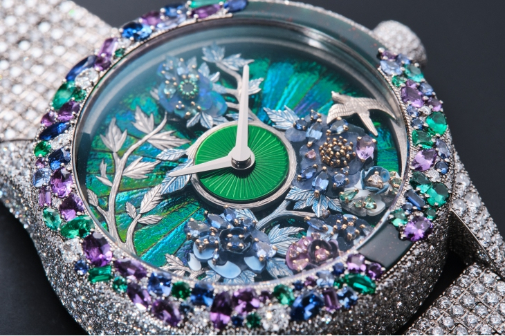 DIOR - GRAND BAL - CD153B7X1787 - 巴黎花園,在腕間靈動起舞|2026年DIOR Grand Bal與Grand Soir系列高級珠寶腕錶新作