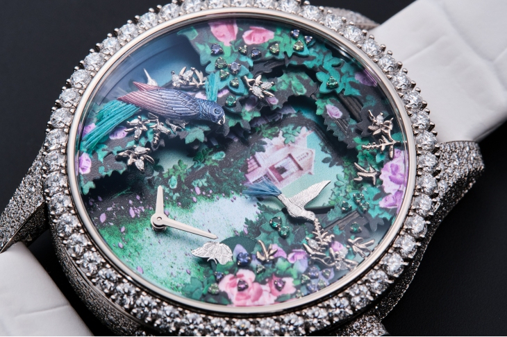DIOR - GRAND BAL - CD153B7X1787 - 巴黎花園,在腕間靈動起舞|2026年DIOR Grand Bal與Grand Soir系列高級珠寶腕錶新作